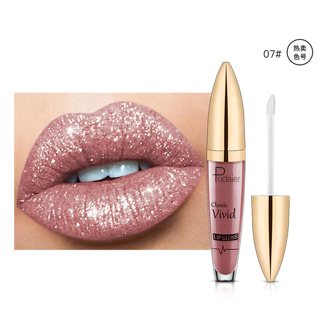Pearlescent Matte Lip Gloss Non-Stick Long Lasting Makeup