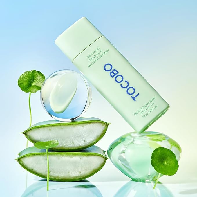 TOCOBO Serum SPF50 Soothes Overheated Skin Reduces Skin Temperature