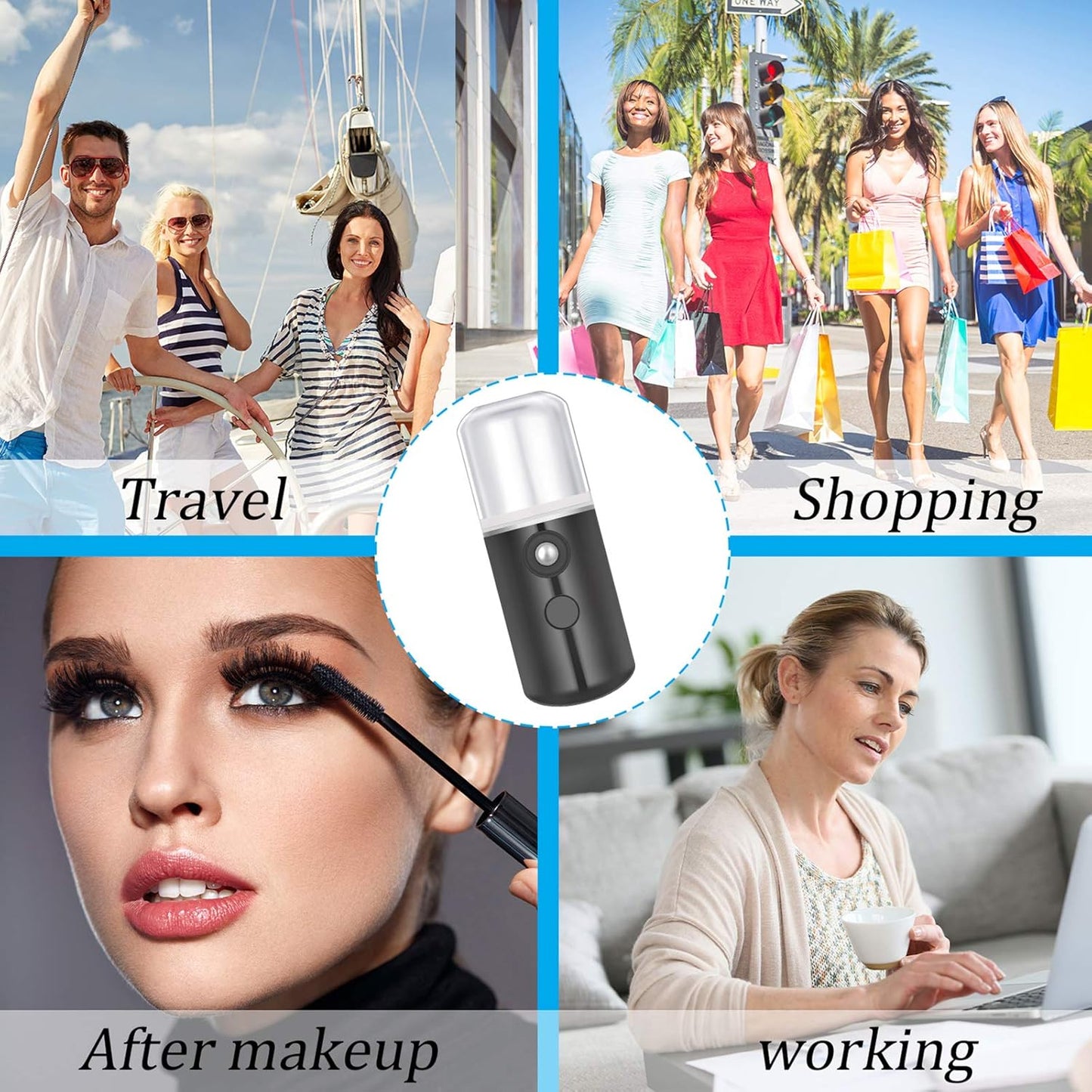 Portable Nano Mist Sprayer for Skin Care and Makeup