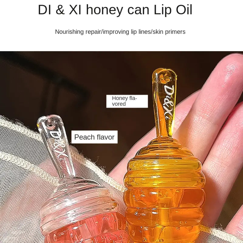 Peach Flavor Lip Oil - Moisturizing Long-Lasting Balm
