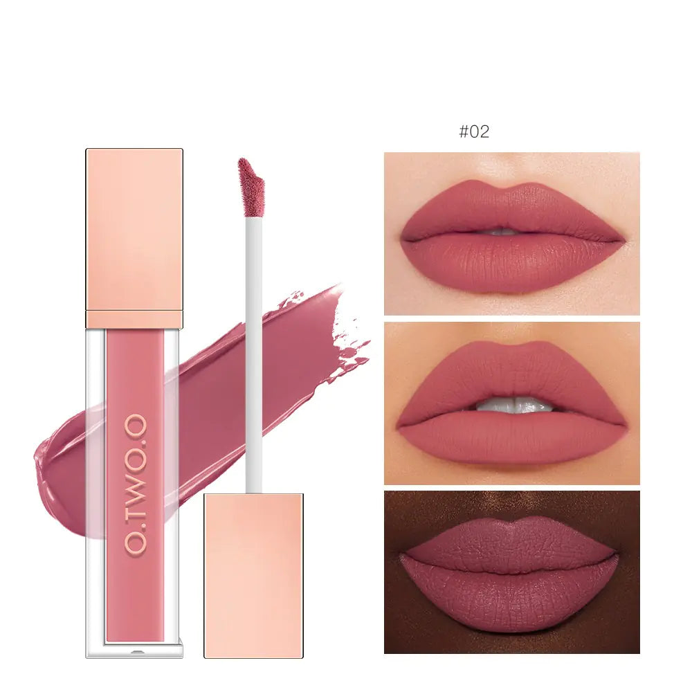 Non-Stick Velvet Matte Lip Gloss - Long-Lasting Finish