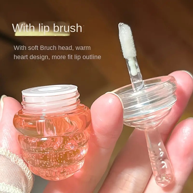 Peach Flavor Lip Oil - Moisturizing Long-Lasting Balm