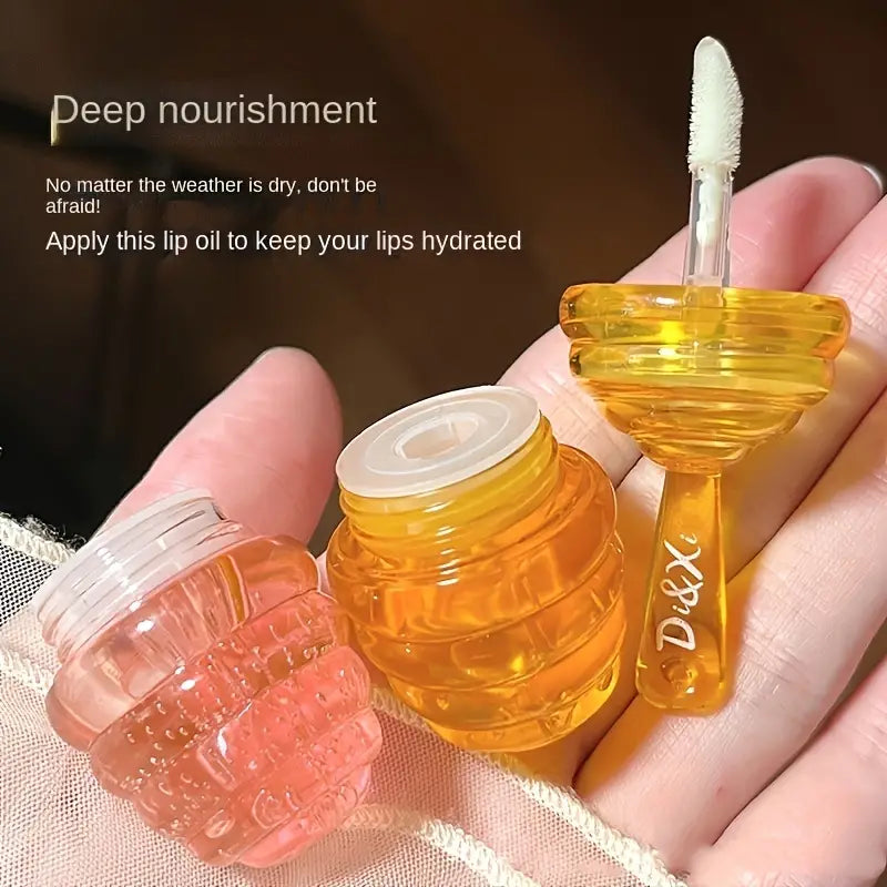 Peach Flavor Lip Oil - Moisturizing Long-Lasting Balm