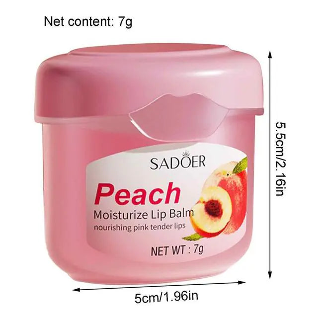 Honey Avocado Peach Moisturizing Lip Balm