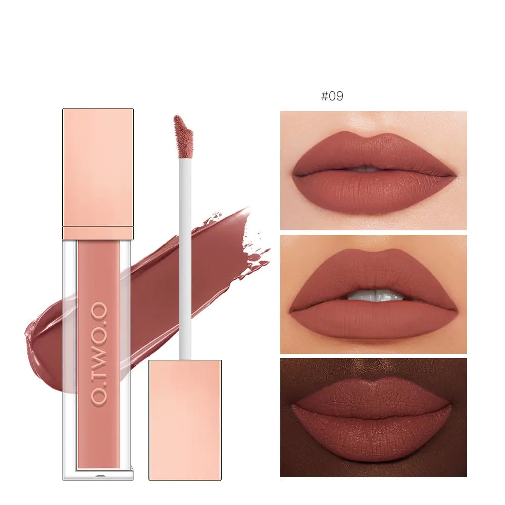 Non-Stick Velvet Matte Lip Gloss - Long-Lasting Finish