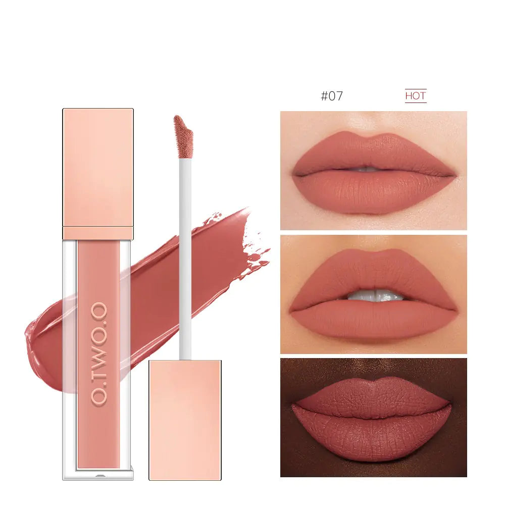 Non-Stick Velvet Matte Lip Gloss - Long-Lasting Finish