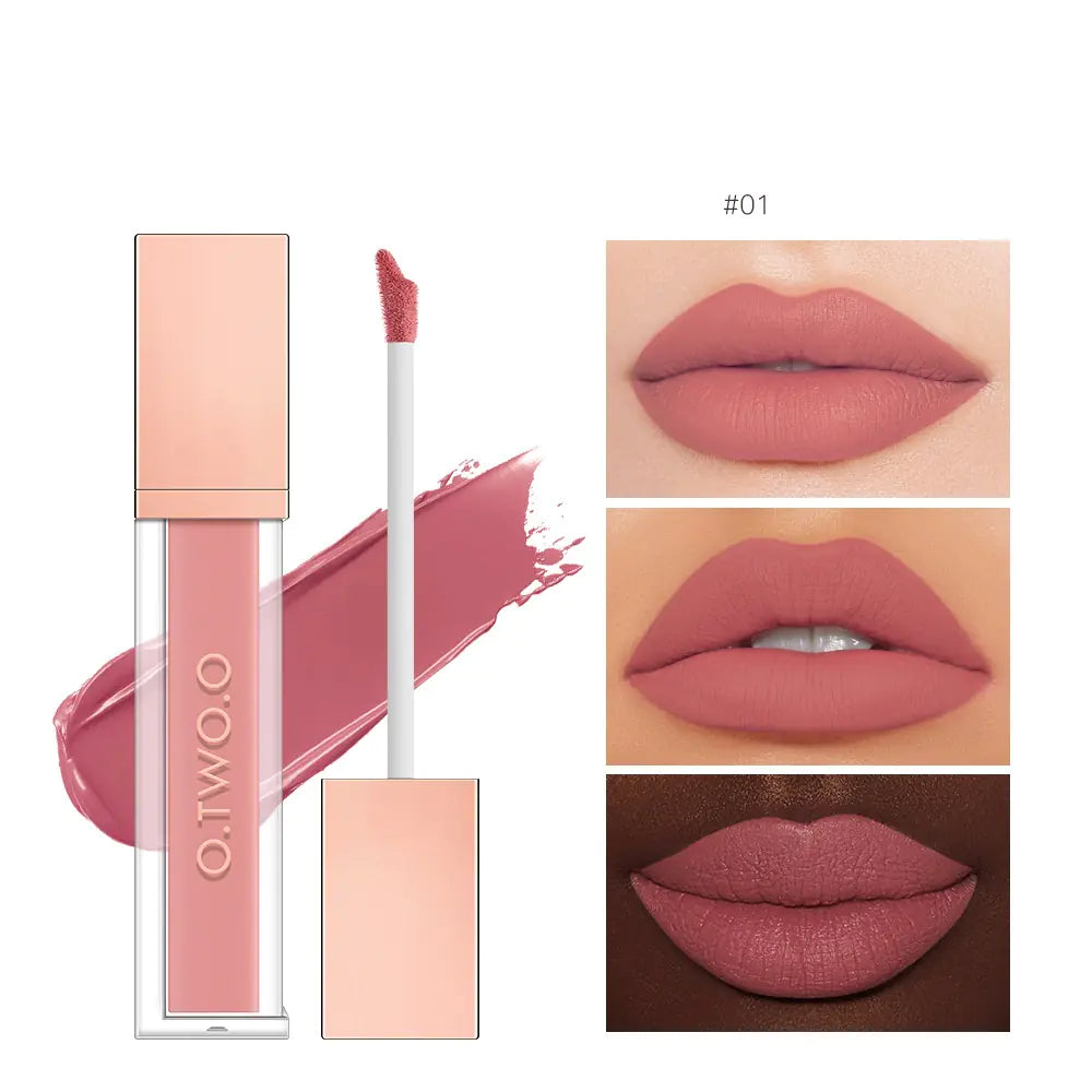 Non-Stick Velvet Matte Lip Gloss - Long-Lasting Finish