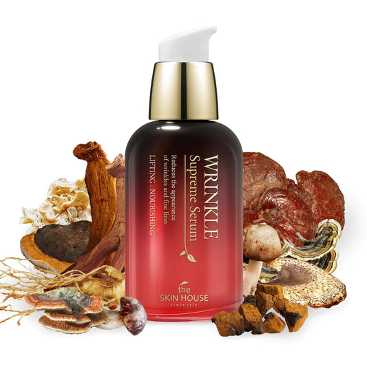 The Skin House Wrinkle Supreme Serum 1.69 fl. oz. Fermented Red Ginseng l Wrinkles Fine Lines l Skin Rejuvenating Face Serum | Korean Skin Care K-beauty 50ml