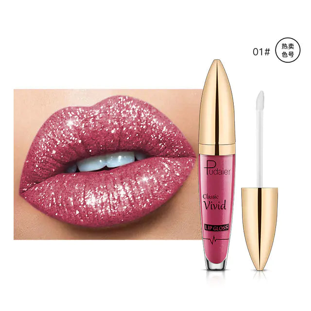 Pearlescent Matte Lip Gloss Non-Stick Long Lasting Makeup