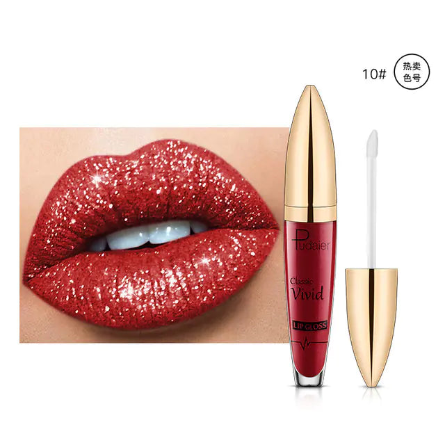 Pearlescent Matte Lip Gloss Non-Stick Long Lasting Makeup