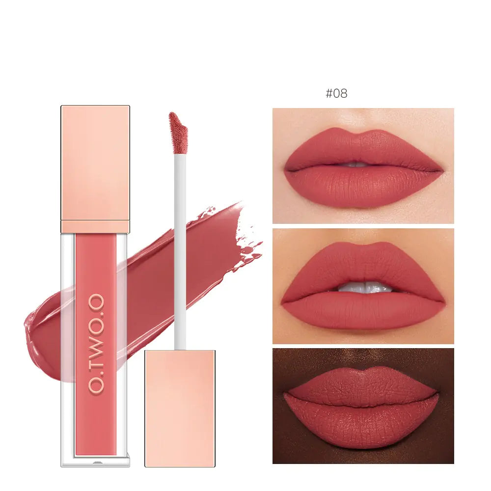 Non-Stick Velvet Matte Lip Gloss - Long-Lasting Finish