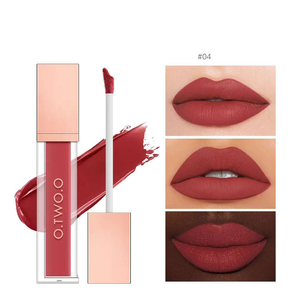 Non-Stick Velvet Matte Lip Gloss - Long-Lasting Finish